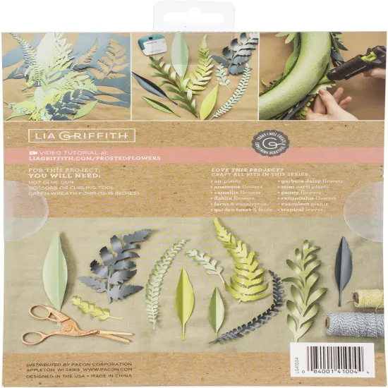 Lia Griffith Paper Stack 8.5"X11" 24/Pkg-Fern {2}