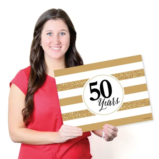 Big Dot of Happiness We Still Do - 50th Wedding Anniversary - Party Table Decorations - Anniversary Party Placemats - Set of 16 {7}