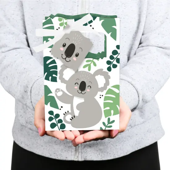 Big Dot of Happiness Koala Cutie - Bear Birthday Party and Baby Shower Favor Boxes - Set of 12 {6}