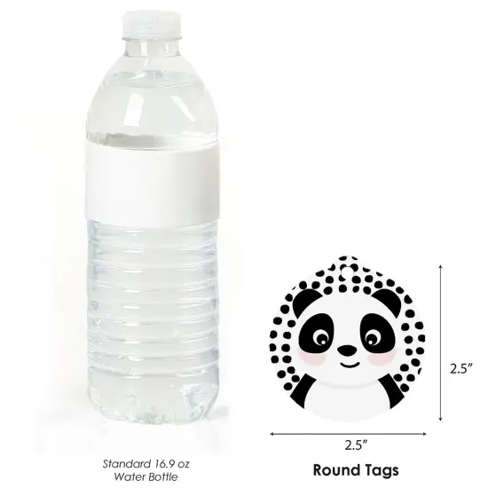 Big Dot of Happiness Party Like a Panda Bear - Baby Shower or Birthday Party Favor Gift Tags (Set of 20) {4}