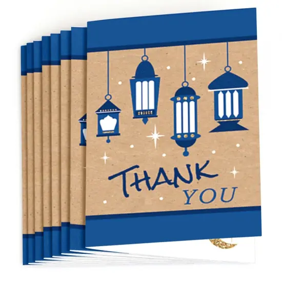 Big Dot of Happiness Ramadan - Eid Mubarak Thank You Cards (8 count) {3}