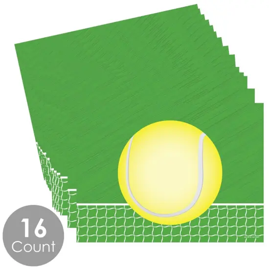 Big Dot of Happiness You Got Served - Tennis - Party Table Decorations - Baby Shower or Tennis Ball Birthday Party Placemats - Set of 16 {4}