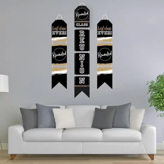 Big Dot of Happiness Reunited - Hanging Vertical Paper Door Banners - School Class Reunion Party Wall Decoration Kit - Indoor Door Decor {3}