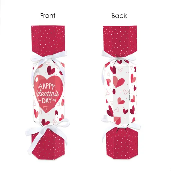 Big Dot of Happiness Happy Galentine's Day - No Snap Valentine's Day Party Table Favors - DIY Cracker Boxes - Set of 12 {7}