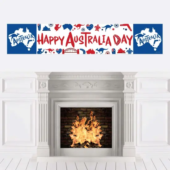 Big Dot of Happiness Australia Day - G'Day Mate Aussie Party Decorations Party Banner {1}