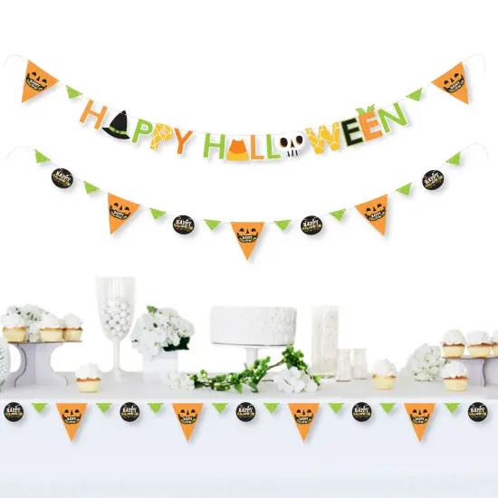 Big Dot of Happiness Jack-O'-Lantern Halloween - Kids Halloween Party Letter Banner Decoration - 36 Banner Cutouts and Happy Halloween Banner Letters {3}