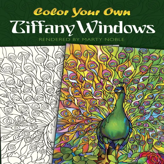 Color Your Own Tiffany Windows Coloring Book-Softcover {1}