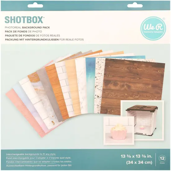 We R ShotBox Background 12/Sheets-Photoreal {1}