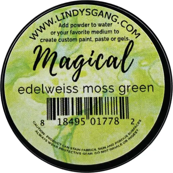 Lindy's Stamp Gang Magicals Individual Jar-Edelweiss Moss Green {1}