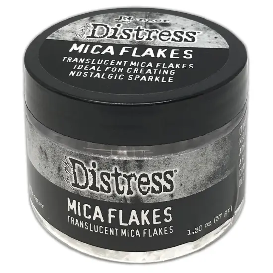 Tim Holtz Distress Mica Flakes 37g-Translucent {1}