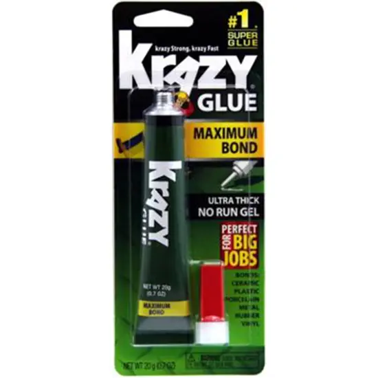 Krazy Glue(R) Maximum Bond No-Run Gel-20g {1}