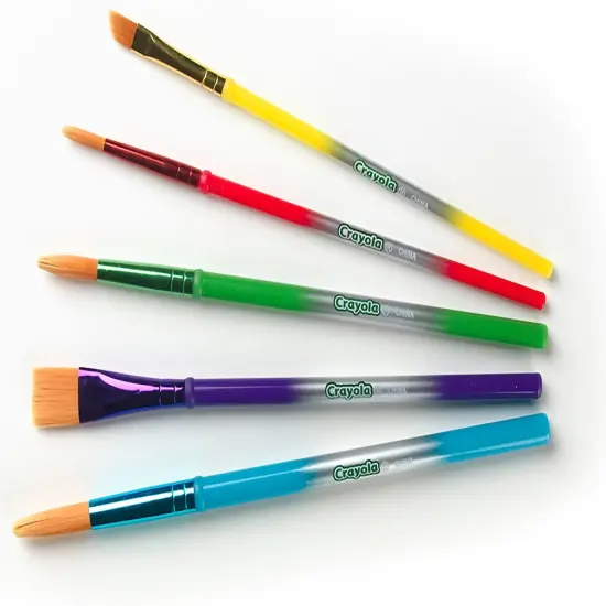 Crayola Art & Craft Brushes-5/Pkg {6}
