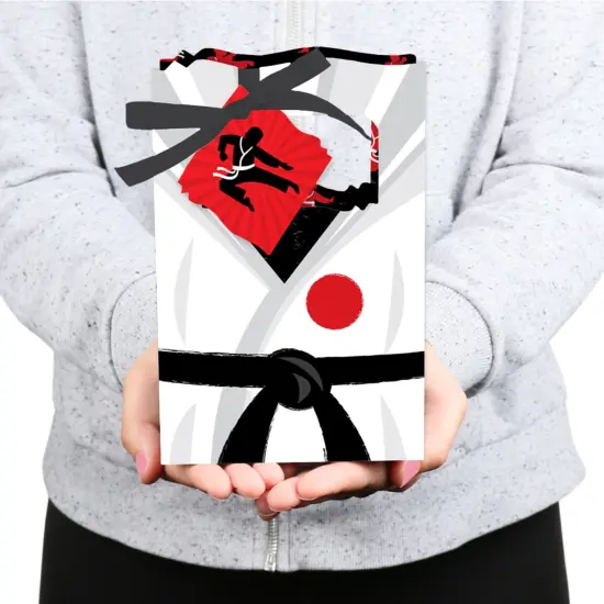 Big Dot of Happiness Karate Master - Martial Arts Birthday Party Favor Boxes - Set of 12 {6}