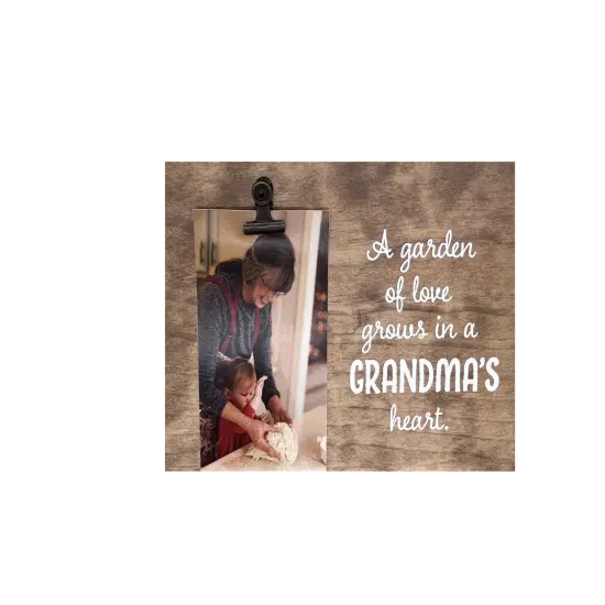 Decorative Wood Clip Frame: Grandma {4}