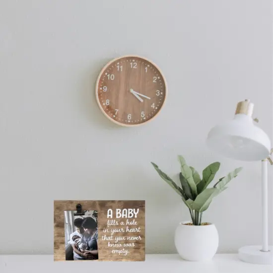 Decorative Wood Clip Frame: Baby {2}