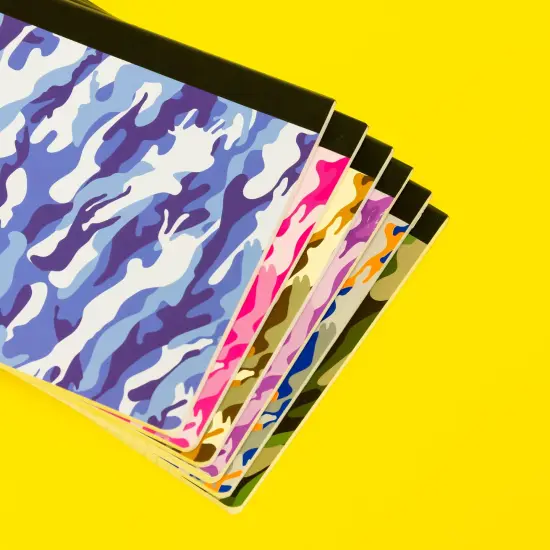 BAZIC Composition Book C/R Camouflage 100 Ct. {3}