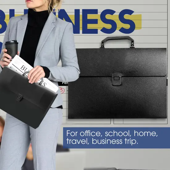 BAZIC Document Case A4/Letter Size w/ Handle {3}