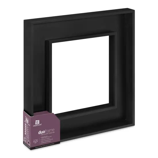 Ampersand DuoFrame - Black, 12" x 12" {1}