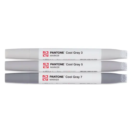 Pantone Dual Tip Markers - Cool Gray, Set of 3 {1}
