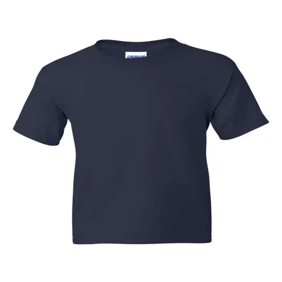 Gildan&reg; Dryblend Youth Crewneck Short Sleeve T-Shirt Navy {1}