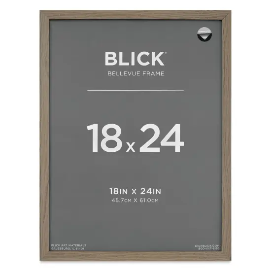 Blick Bellevue Frame - Grey Woodgrain, 18" x 24" {1}