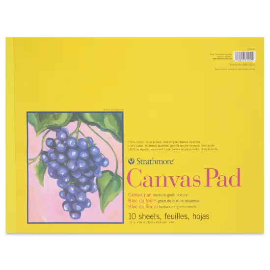 Strathmore 300 Series Cotton Canvas Pad - 16" x 20", 10 Sheets {1}