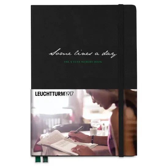 Leuchtturm1917 Some Lines a Day Notebook - Black, 5-3/4" x 8-1/4" {1}