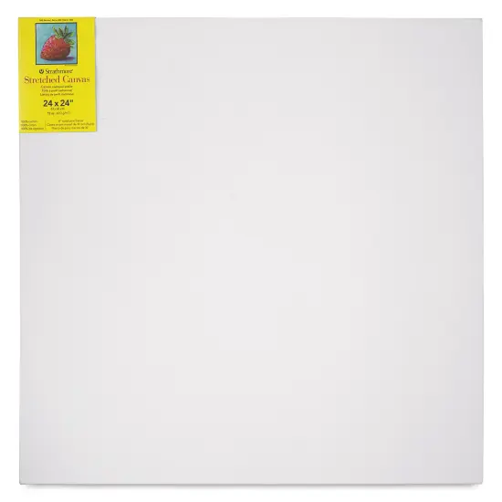 Strathmore 300 Series Stretched Cotton Canvas - 3/4" Profile, 24" x 24" {1}