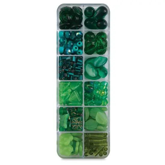 John Bead Czech Glass Bead Box Mix - The Amazon {1}