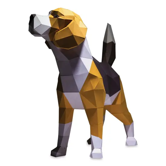 Papercraft World 3D Papercraft Model DIY Kit - Beagle {1}