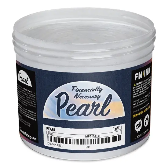 FN Ink Plastisol Screen Printing Ink - Pearlescence, Gallon {1}