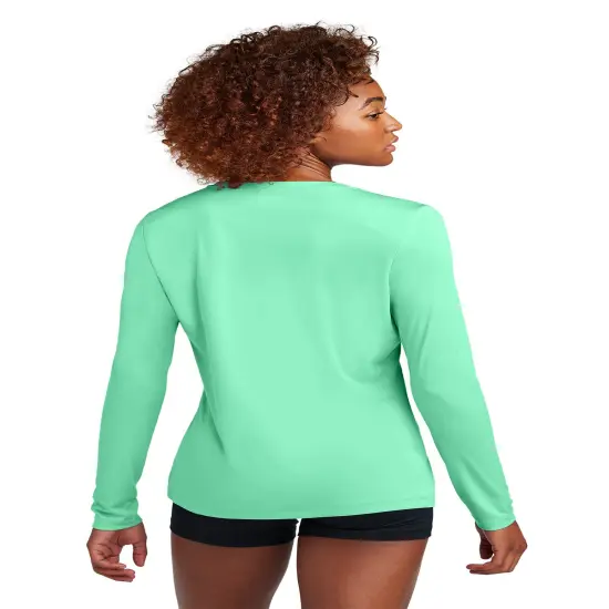 Sport-Tek&reg; Ladies Pro Long Sleeve T-shirts For Adult Bright seafoam {4}