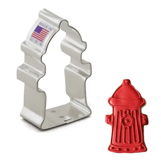 Ann Clark Fire Hydrant Firefighter Cookie Cutter {1}