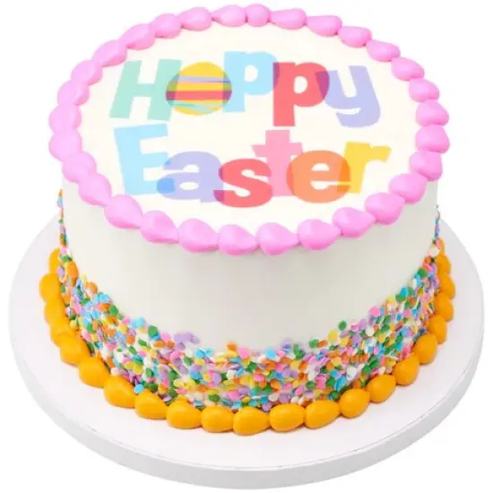 Hoppy Easter Bunny Edible Cake Image PhotoCake {3}