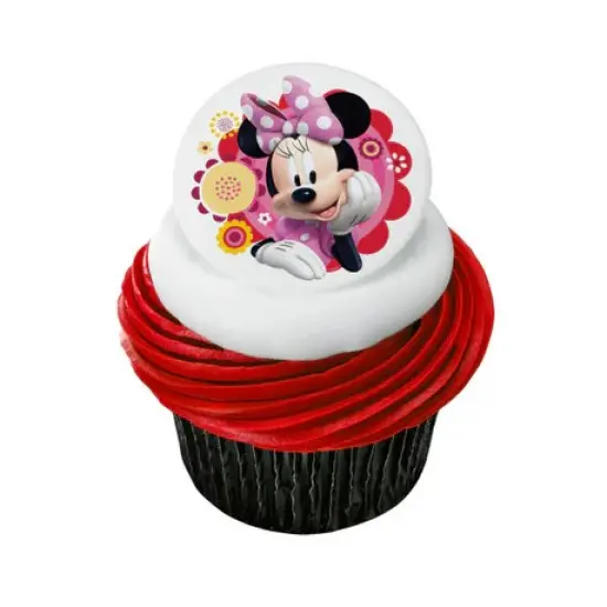 Minnie Dots & Daisies Edible Cake Image PhotoCake&reg; {3}