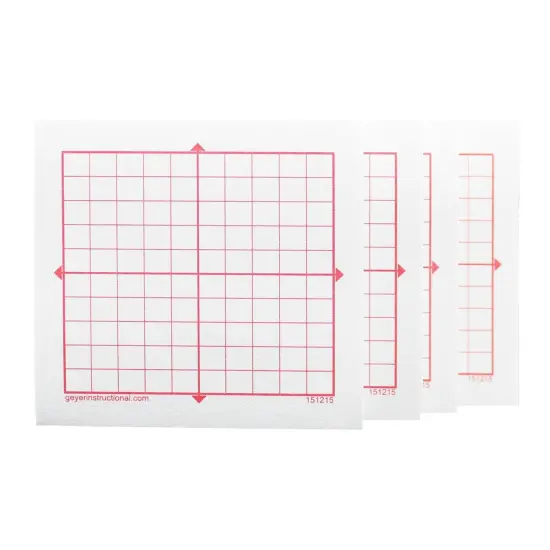Graphing 3M Post-it&reg; Notes, XY Axis, 10 x 10 Square Grid, 4 Pads {2}