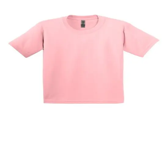 Gildan&reg; Youth Ultra Cotton Crew Neck Short Sleeve for Kids Light pink {1}