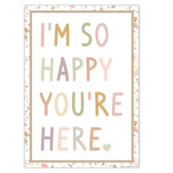 Terrazzo Tones Positive Poster, Set of 6 {3}