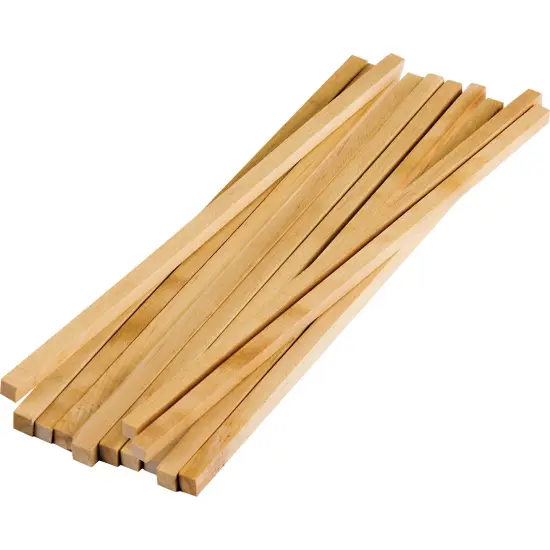 STEM Basics: Square Wood Dowels, 12 Per Pack, 6 Packs {2}