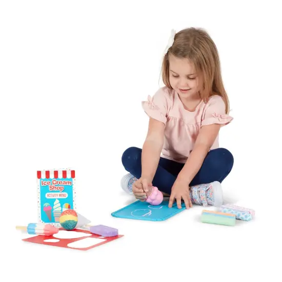 Ice Cream Shop Chalk Play Set {3}