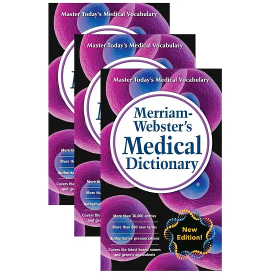Medical Dictionary; Mass-Market Paperback, Pack of 3 {1}