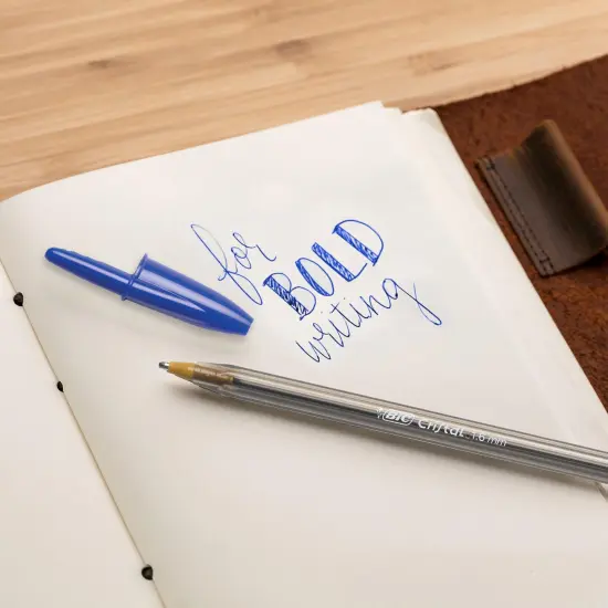 Cristal&reg; Xtra Bold Fashion Ballpoint Pen, Medium Point (1.6mm), Assorted Colors, 24 Per Pack, 2 Packs {5}