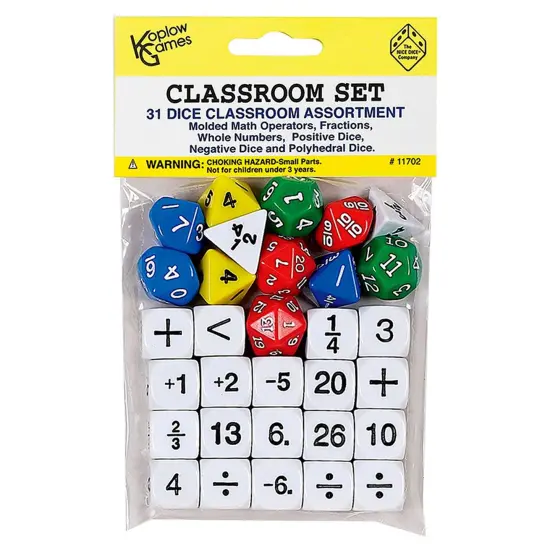 Classroom Dice, Set of 31 {1}