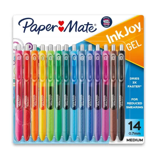 InkJoy Gel Pens, Medium Point, Assorted, 14 Count {1}