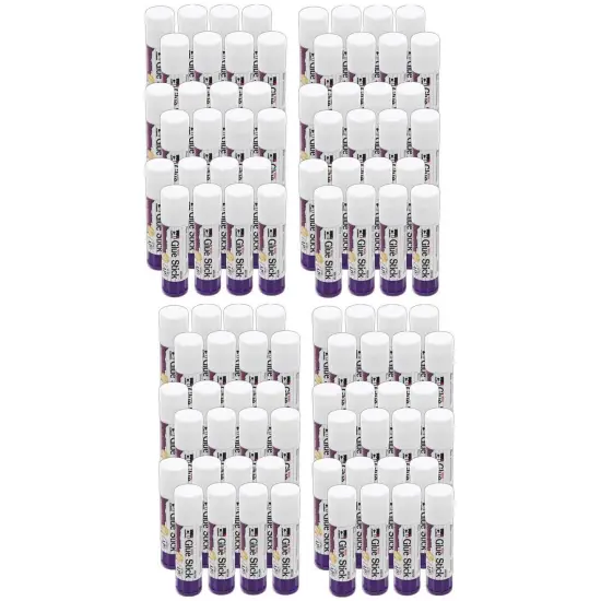 Glue Stick, .28 oz., White, Pack of 72 {1}