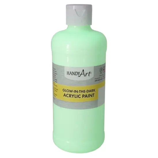 Glow-in-the-Dark Acrylic Paint 16 oz., Clear Glow {1}