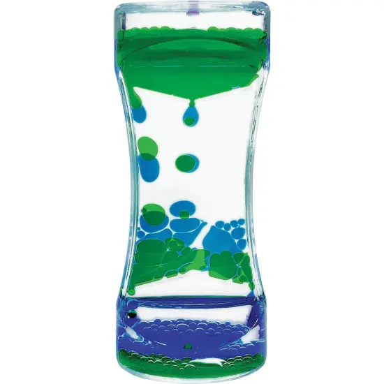 Liquid Motion Bubbler, Green & Blue, Pack of 6 {4}