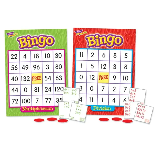 Multiplication & Division Bingo Game {3}