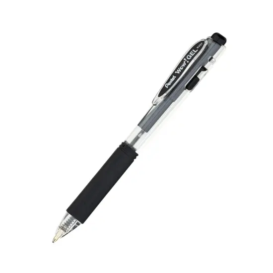 WOW!&trade; Gel Pen, Black, Pack of 24 {2}
