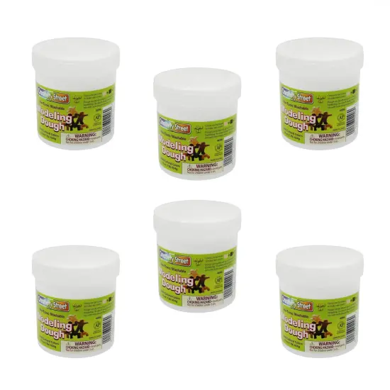 Modeling Dough, 6 Multi-Cultural Assortment, 1 lb. Per Color, 6 Pieces {1}